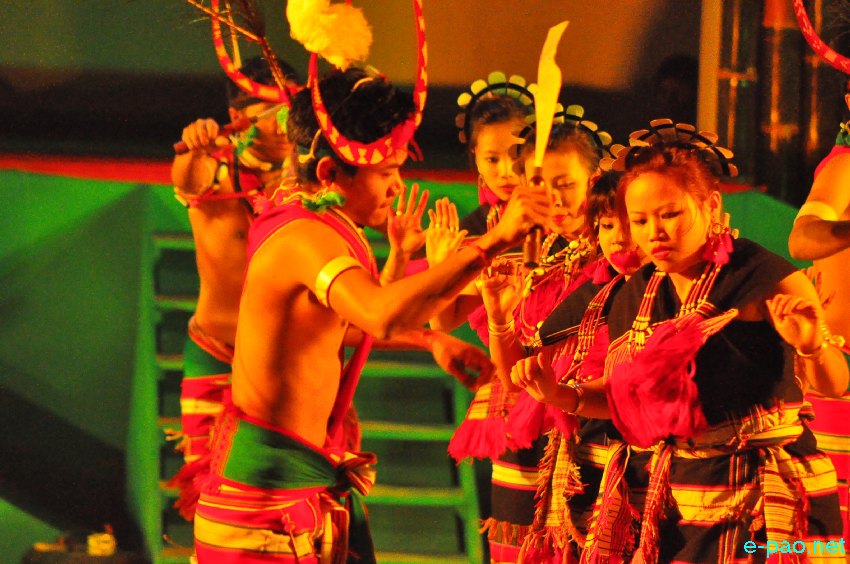 Day 4 : Cultural Dances   by   artistes from Tamenglong District   at Manipur Sangai Tourism Festival 2013  at BOAT :: November 24 2013