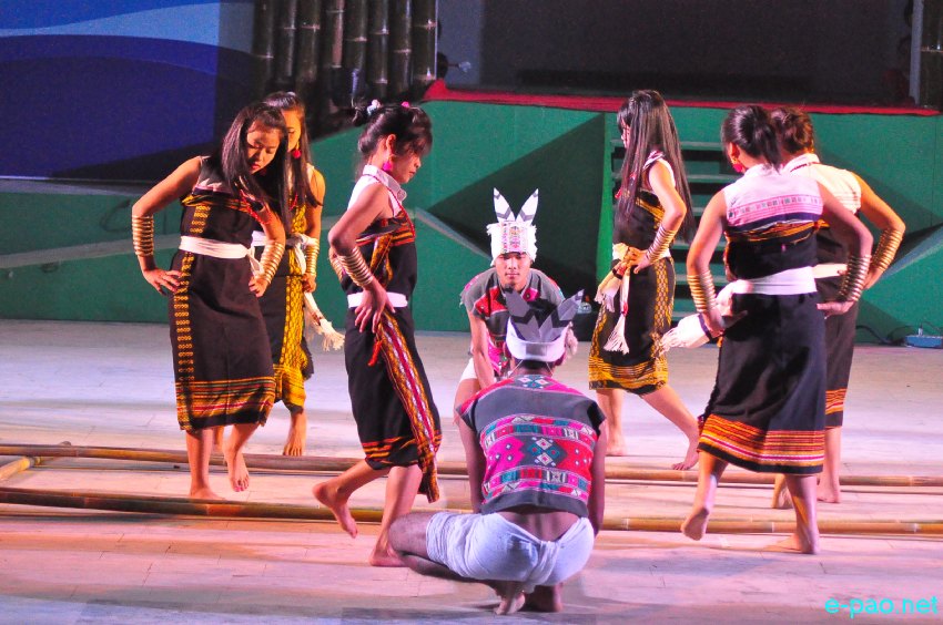 Day 4 : Cultural Dances by  artistes from Tamenglong District   at Manipur Sangai Tourism Festival 2013  at BOAT :: November 24 2013