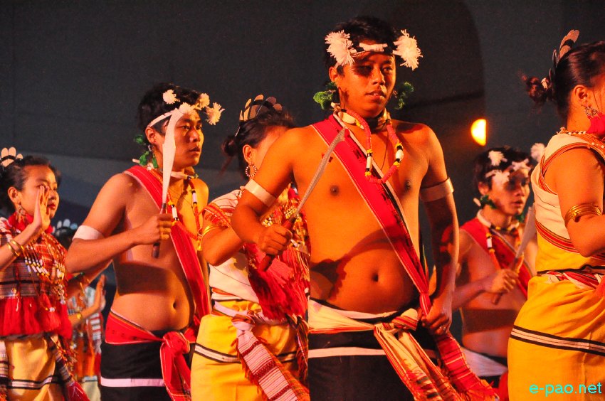Day 4 : Cultural Dances   by   artistes from Tamenglong District   at Manipur Sangai Tourism Festival 2013  at BOAT :: November 24 2013