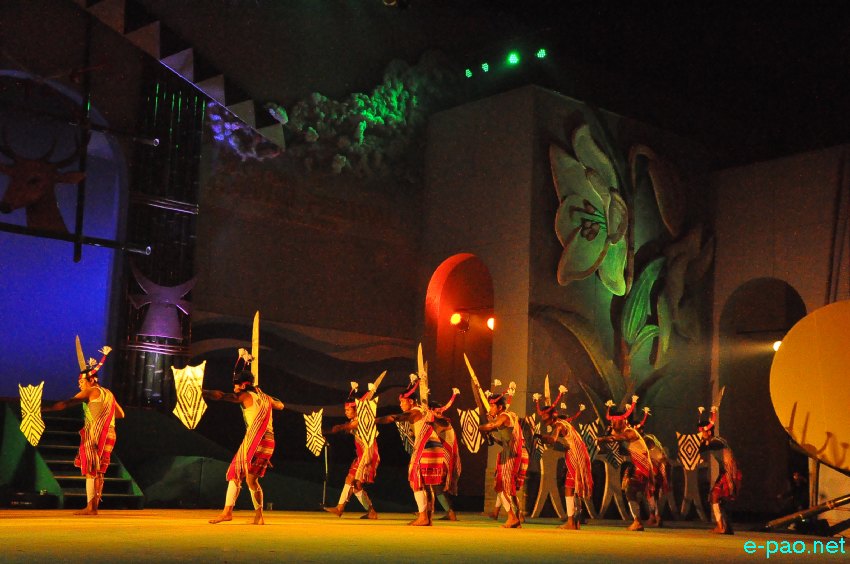 Day 4 : Cultural Dances   by   artistes from Tamenglong District   at Manipur Sangai Tourism Festival 2013  at BOAT :: November 24 2013