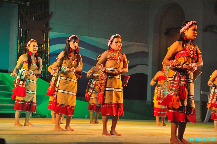 Day 4 : Cultural Dances   by   artistes from Tamenglong District   at Manipur Sangai Tourism Festival 2013  at BOAT :: November 24 2013