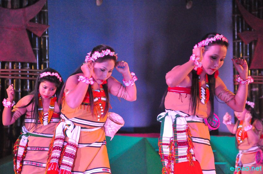 Day 4 : Cultural Dances   by   artistes from Tamenglong District   at Manipur Sangai Tourism Festival 2013  at BOAT :: November 24 2013