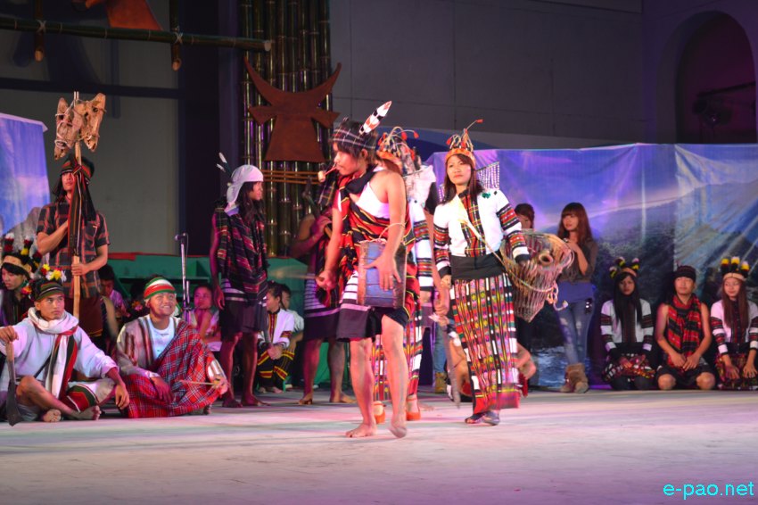Day 5 :  Cultural Dances by  artistes from Churachandpur District   at Manipur Sangai Tourism Festival 2013  at BOAT :: November 25 2013