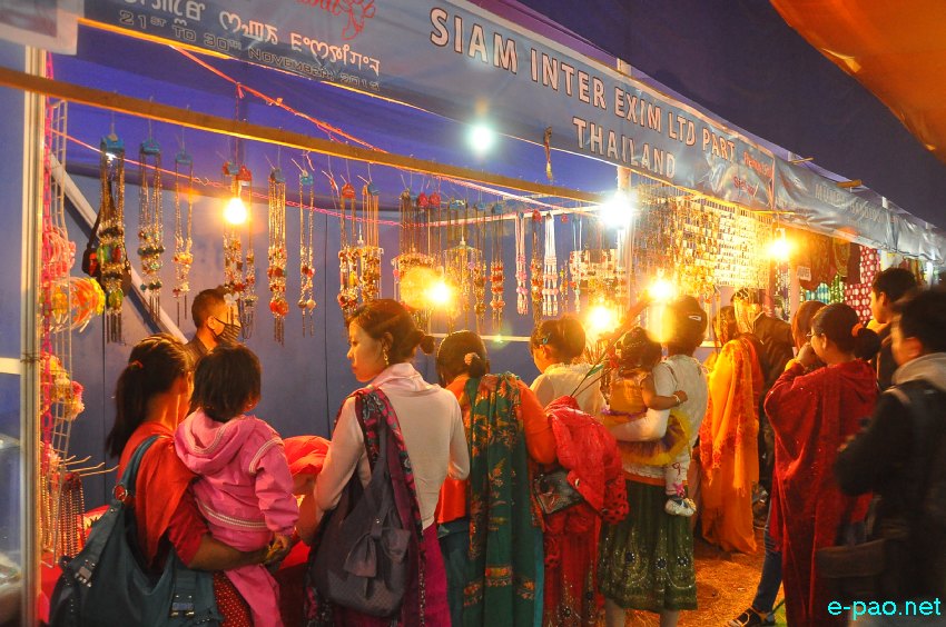Day 6 : A Scene of some stalls at Manipur Sangai Tourism Festival 2013  at Hapta Kangjeibung, Imphal :: November 26 2013