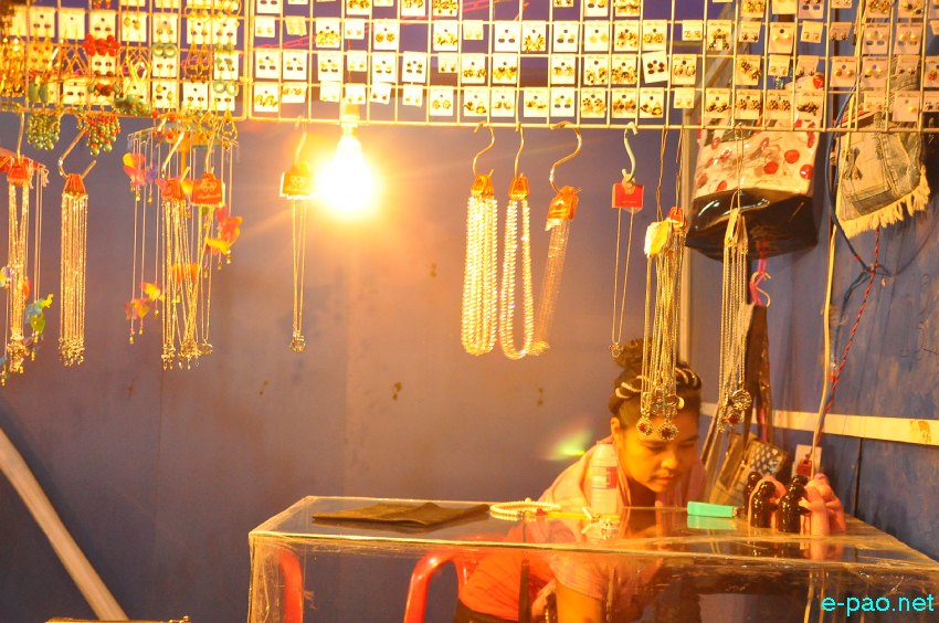 Day 6 : A Scene of some stalls at Manipur Sangai Tourism Festival 2013  at Hapta Kangjeibung, Imphal :: November 26 2013