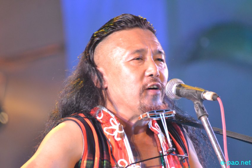 Day 7 :  Cultural Songs by Guru Rewben Mangshava  performance  at Manipur Sangai Tourism Festival 2013  at BOAT, Imphal :: November 27 2013