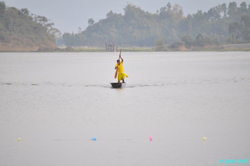 Day 7 :  Adventure Sports,  Local Boat Racing competition, windsurfing, etc  at Manipur Sangai Tourism Festival 2013  at Tukmu, Moirang :: November 27 2013