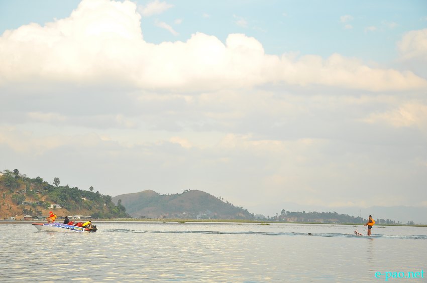Day 7 :  Adventure Sports,  Local Boat Racing competition, windsurfing, etc  at Manipur Sangai Tourism Festival 2013  at Tukmu, Moirang :: November 27 2013