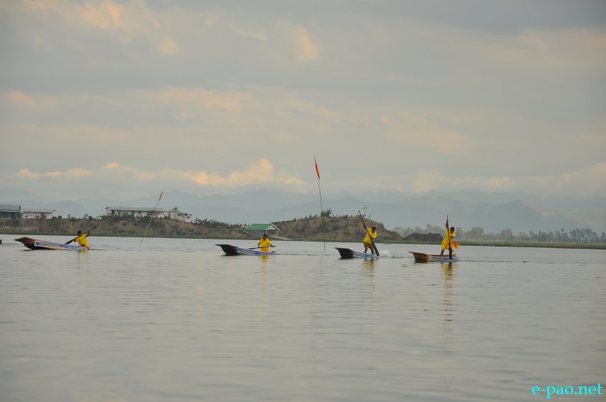 Day 7 :  Adventure Sports,  Local Boat Racing competition, windsurfing, etc  at Manipur Sangai Tourism Festival 2013  at Tukmu, Moirang :: November 27 2013