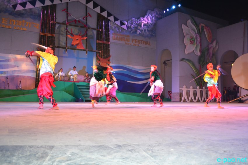 Day 7 :  Thang-Ta, indigenous Martial Arts of Manipur,     performance  at Manipur Sangai Tourism Festival 2013  at BOAT, Imphal :: November 27 2013