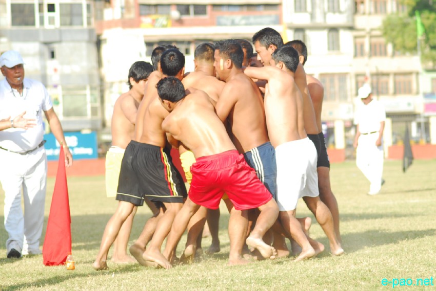 Day 7 :  Yubi Lakpi, indigenous game of Manipur , played   at Manipur Sangai Tourism Festival 2013  at Mapal Kangjeibung :: November 27 2013