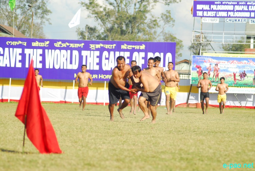 Day 7 :  Yubi Lakpi, indigenous game of Manipur , played   at Manipur Sangai Tourism Festival 2013  at Mapal Kangjeibung :: November 27 2013