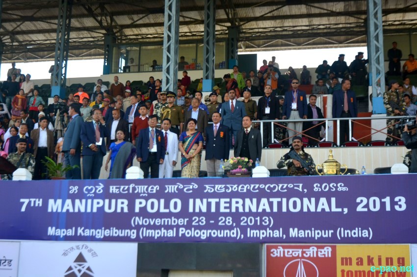 Pana Kangjei Exhibition Match at     at 7th International Polo Tournament 2013  at the world Oldest Polo Ground, Mapal Kangjeibung :: November 28 2013