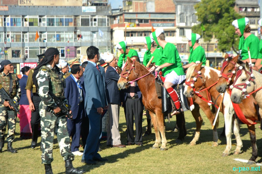 Pana Kangjei Exhibition Match at    at 7th International Polo Tournament 2013  at the world Oldest Polo Ground, Mapal Kangjeibung :: November 28 2013
