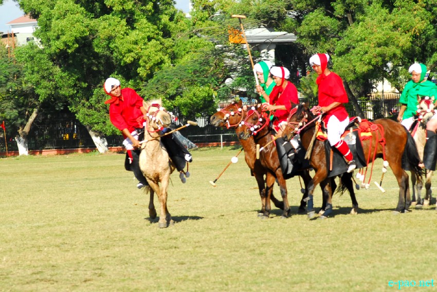 Pana Kangjei Exhibition Match at    at 7th International Polo Tournament 2013  at the world Oldest Polo Ground, Mapal Kangjeibung :: November 28 2013