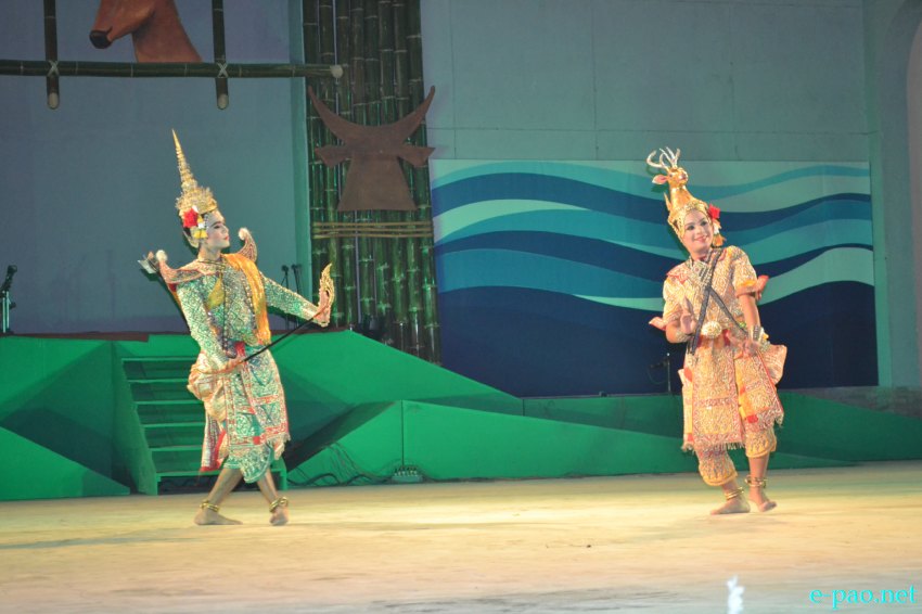 Day 8 : Cultural Dance from Thailand  performance  at Manipur Sangai Tourism Festival 2013  at BOAT, Imphal :: November 28 2013