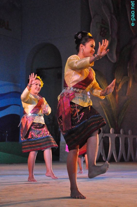 Day 8 : Cultural Dance from Thailand  performance  at Manipur Sangai Tourism Festival 2013  at BOAT, Imphal :: November 28 2013