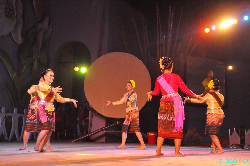 Day 8 : Cultural Dance from Thailand  performance  at Manipur Sangai Tourism Festival 2013  at BOAT, Imphal :: November 28 2013