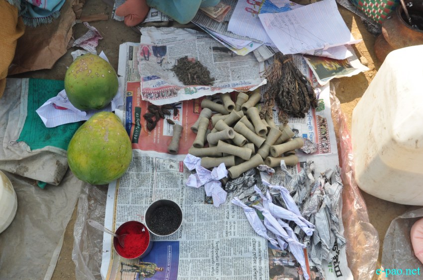 Items for celebration of Maha Shivratri (Hindu festival for Lord Shiva) at Singjamei :: 28 Feb 2014