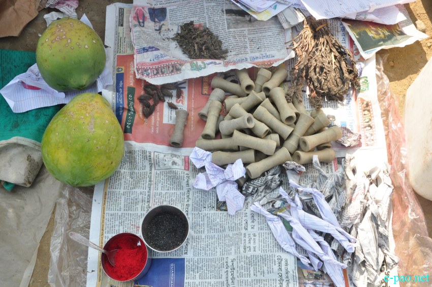 Items for celebration of Maha Shivratri (Hindu festival for Lord Shiva) at Singjamei :: 28 Feb 2014