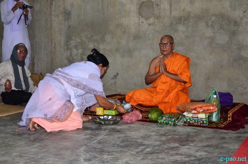 A Buddhist ceremony on the Day of Buddha Purnima in Ningomthong Sairom Leirak  :: May 4 2015