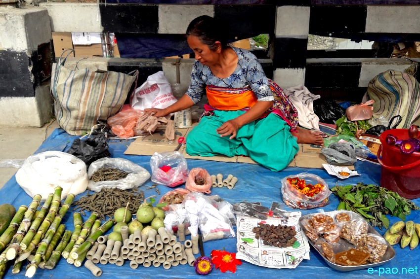 Shopping List for Shivaratri  at Singjamei and Pisumthong,  Imphal ::  22nd February 2020