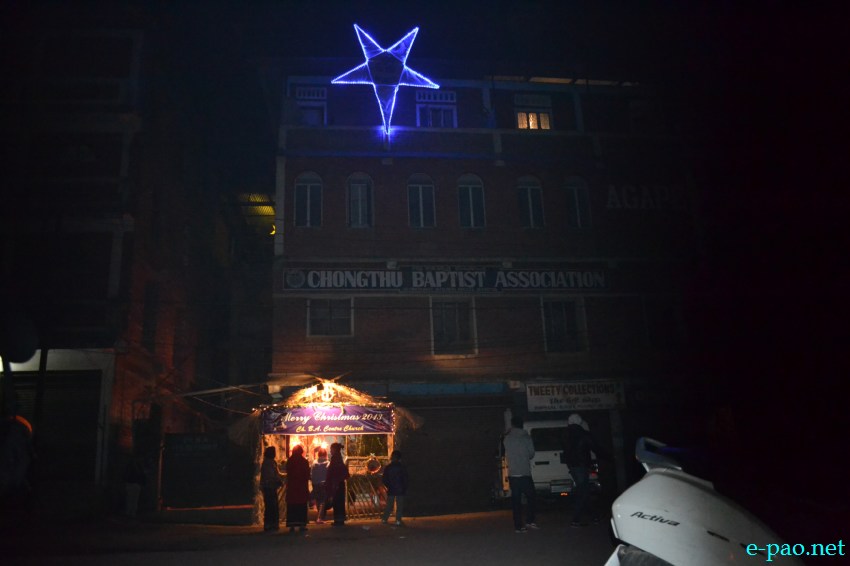 Christmas Eve at Imphal, Manipur on 24 December 2013 