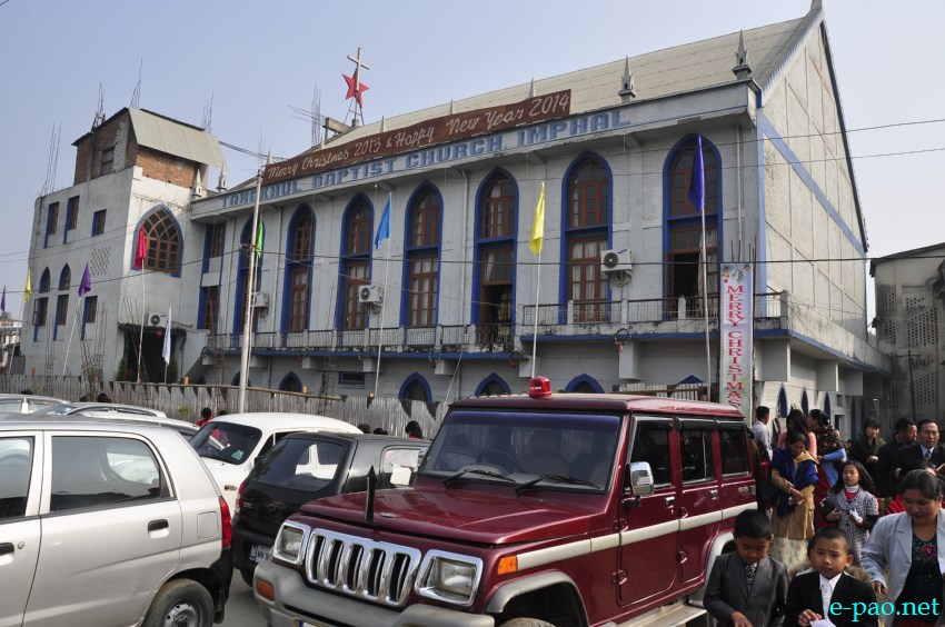 Tangkhul Baptist Church at Imphal on  25 December 2013