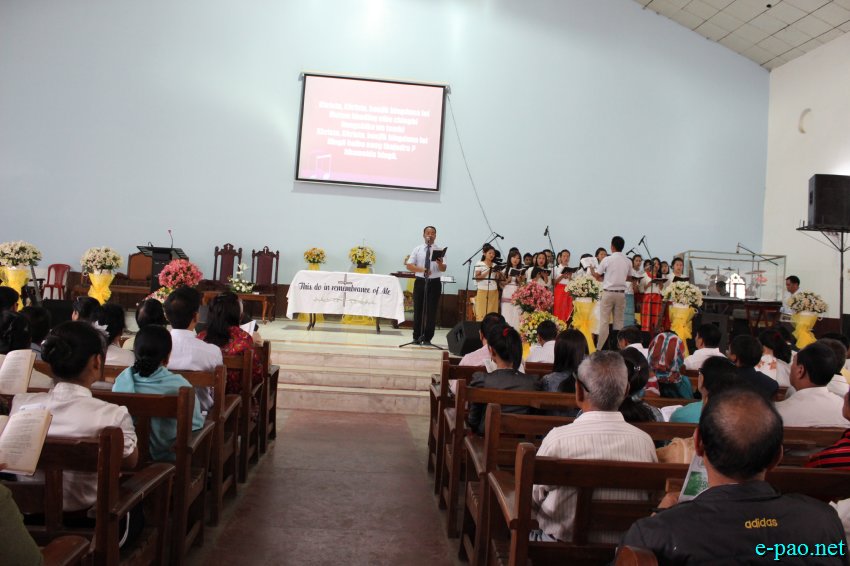 Easter Sunday held at Manipur Baptist Convention (MBC) , Chingmeirong, Imphal :: April 20 2014
