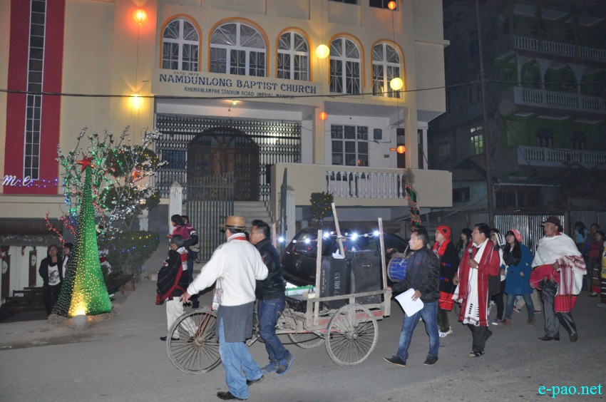 Evening of Christmas at Imphal area  along with Christmas carol :: December 24 2014