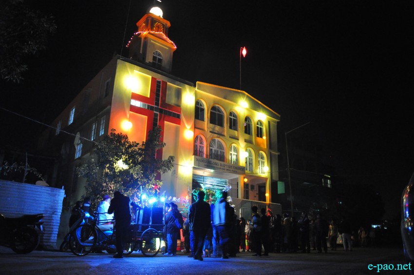 Evening of Christmas at Imphal area  along with Christmas carol :: December 24 2014