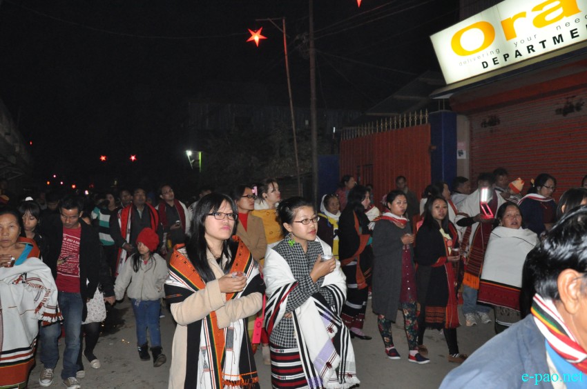 Evening of Christmas at Imphal area  along with Christmas carol :: December 24 2014