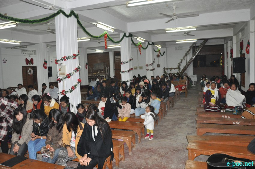 Evening of Christmas at Imphal area  along with Christmas carol :: December 24 2014