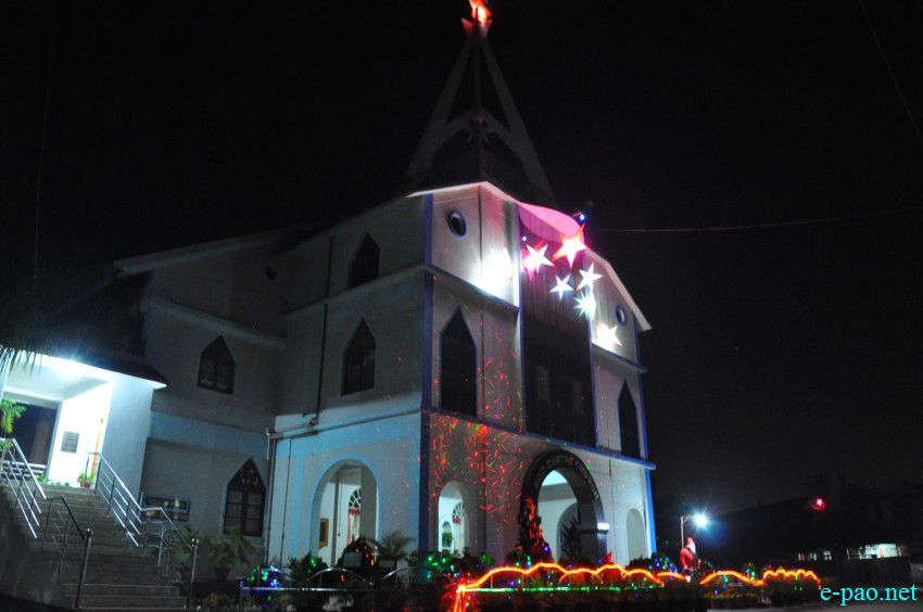 Evening of Christmas at Imphal area  along with Christmas carol :: December 24 2014