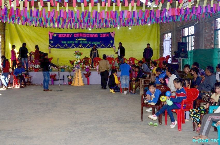 Christmas Celebration at Sandang Senba Maring Village Khunthak under Keirao Assembly Constituency :: 25 Dec 2014