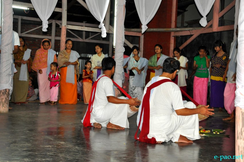 Choidev Chongba and Kang Khechri at Bamon Leikai, Imphal :: July 12, 2013