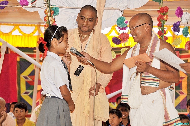 Janmastami Celebration at Srila Sripad Siksa Niketan, Kairangathen Sinam, Imphal East :: 12 September 2013
