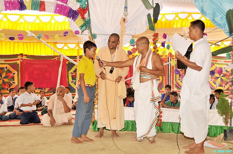 Janmastami Celebration at Srila Sripad Siksa Niketan, Kairangathen Sinam, Imphal East :: 12 September 2013