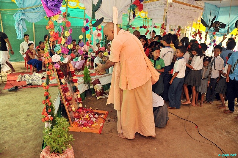 Janmastami Celebration at Srila Sripad Siksa Niketan, Kairangathen Sinam, Imphal East :: 12 September 2013