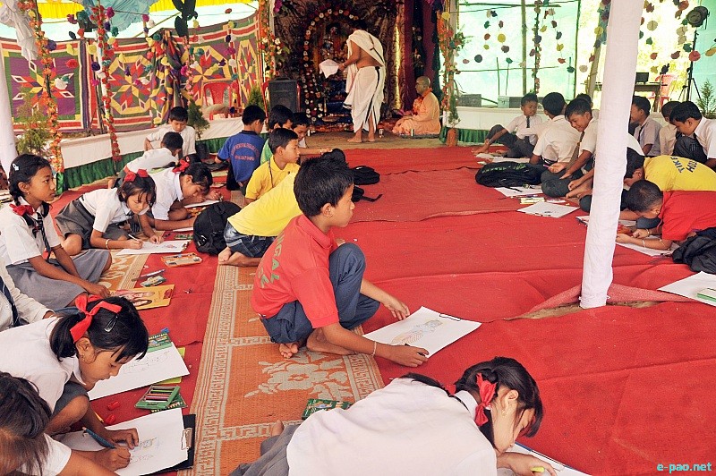 Janmastami Celebration at Srila Sripad Siksa Niketan, Kairangathen Sinam, Imphal East :: 12 September 2013