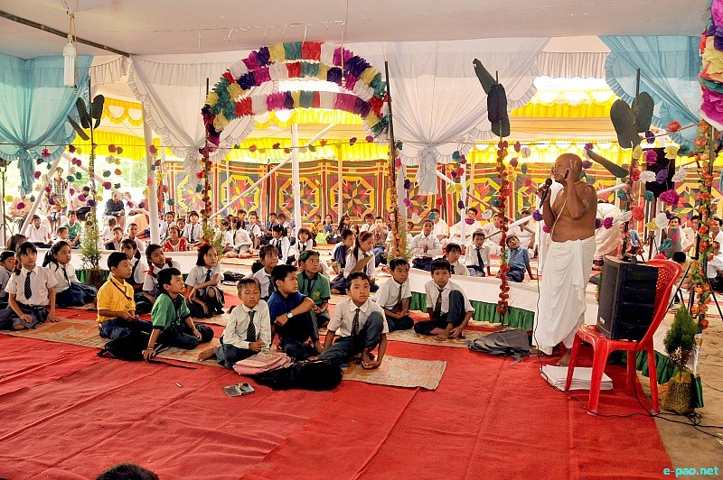 Janmastami Celebration at Srila Sripad Siksa Niketan, Kairangathen Sinam, Imphal East :: 12 September 2013