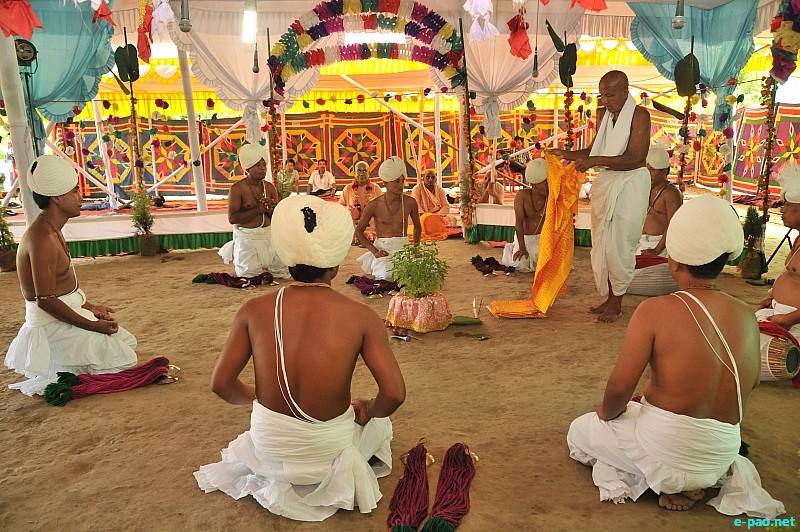 Janmastami Celebration at Srila Sripad Siksa Niketan, Kairangathen Sinam, Imphal East :: 12 September 2013