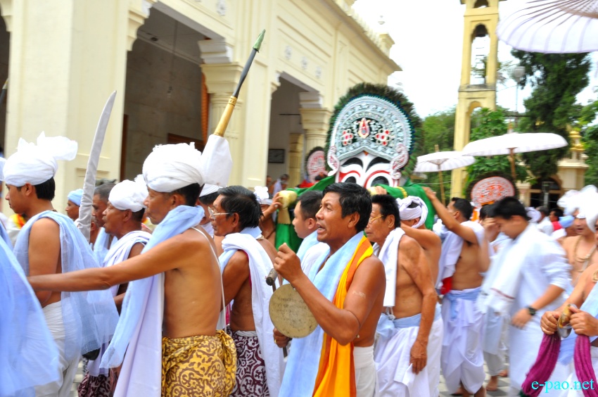 Konung 'Kanglen Chingba' - Rath Jatra - in Imphal, Manipur :: July 18, 2013