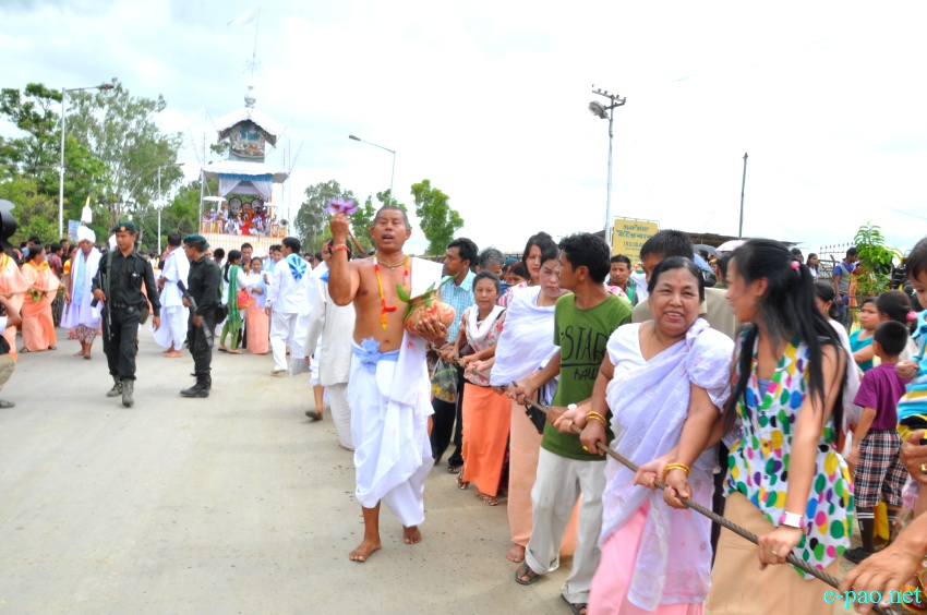 Konung 'Kanglen Chingba' - Rath Jatra - in Imphal, Manipur :: July 18, 2013