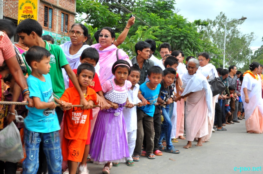 Konung 'Kanglen Chingba' - Rath Jatra - in Imphal, Manipur :: July 18, 2013