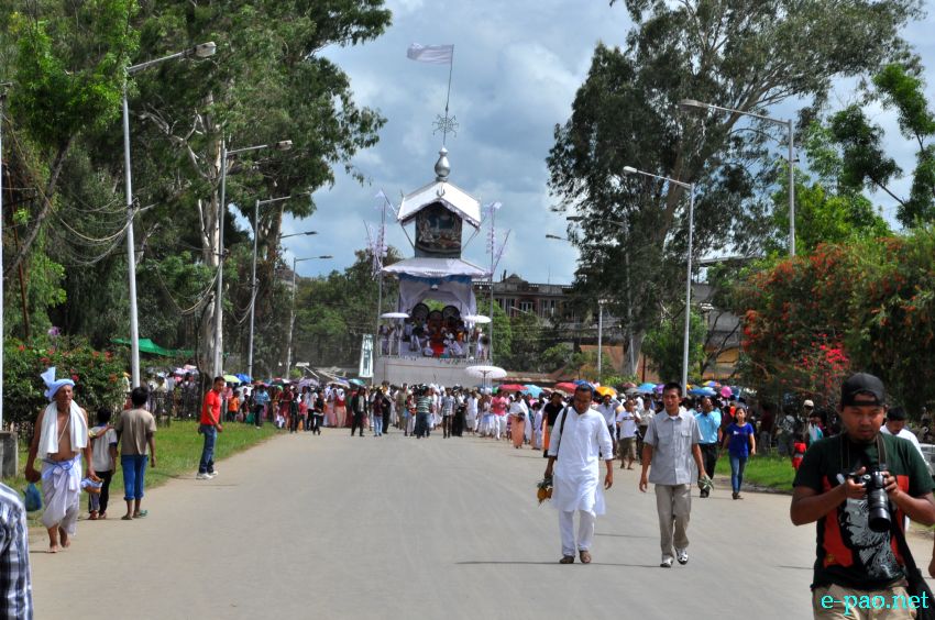 Konung 'Kang Chingba' - Rath Jatra - in Imphal, Manipur :: July 10, 2013