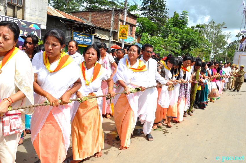Konung 'Kang Chingba' - Rath Jatra - in Imphal, Manipur :: July 10, 2013