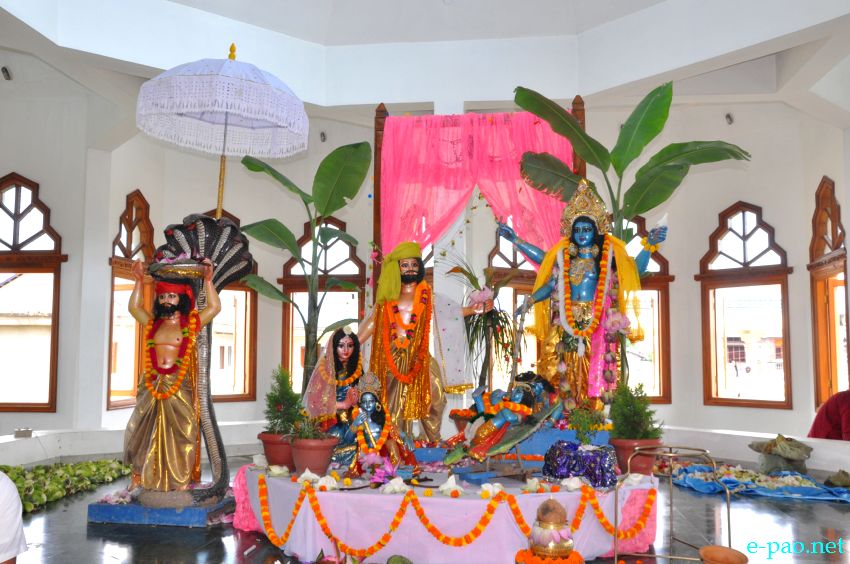 Janmaashtami / Krishna Janma  celebrated at ISKCON Temple, Imphal :: 28 August 2013