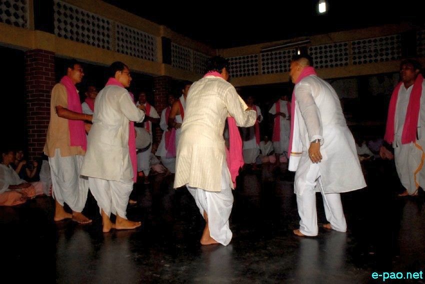 Ningol Palli after end of Kang festival at Radha Dhamudor Mandhop Lalambung Khoirom Leikai :: last week of July 2013
