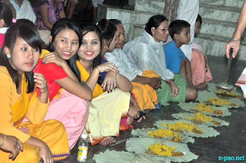 Kang khichri Chaba as part of Kang Festival at Brahmapur Laipubam Leikai, Imphal  :: July 02, 2014